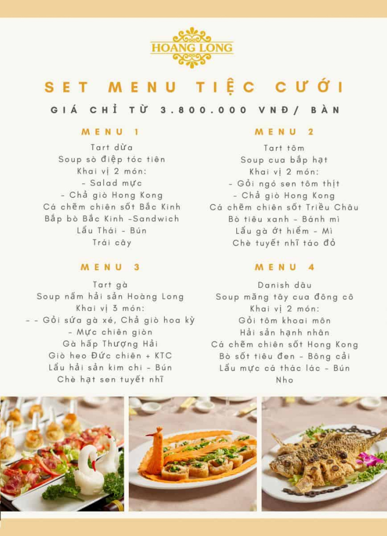 Menu trang chủ